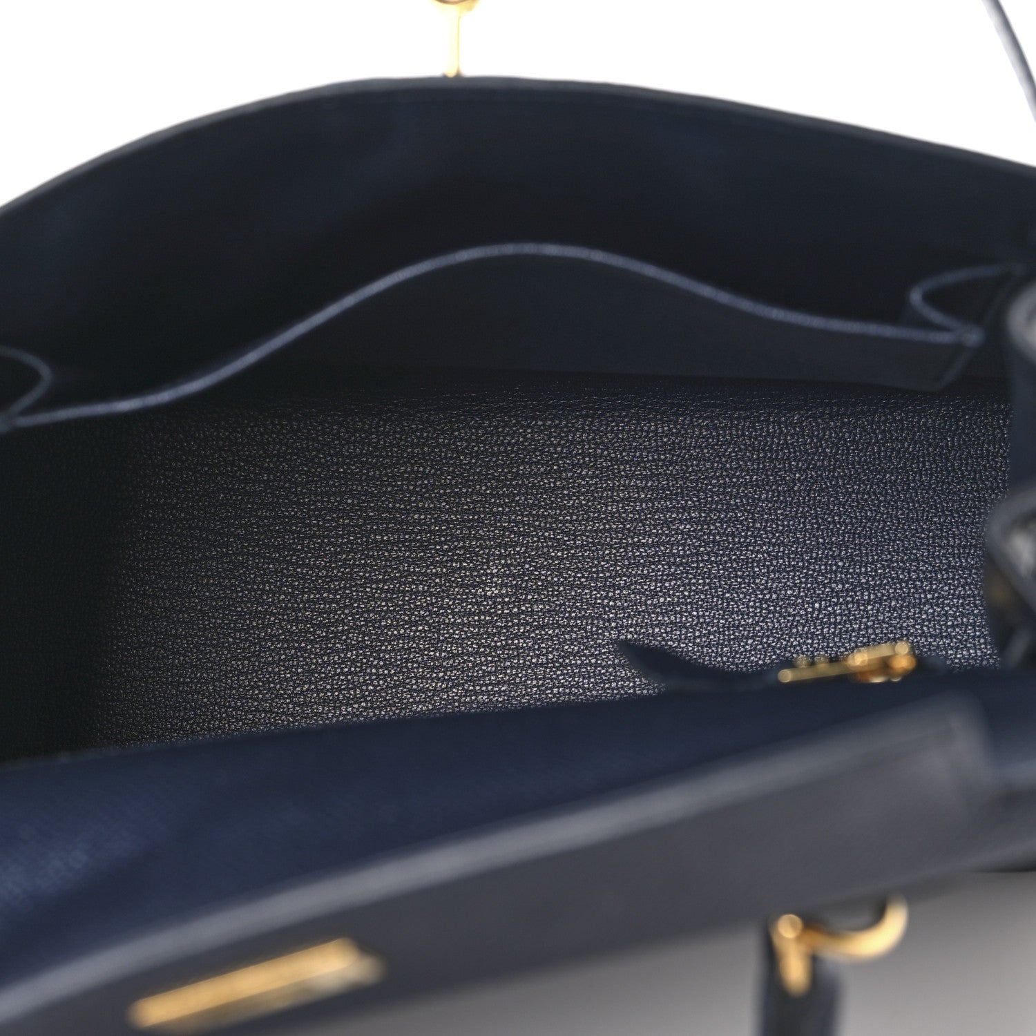 Hermes Epsom Kelly Sellier 25 Bleu Indigo 5 of 13