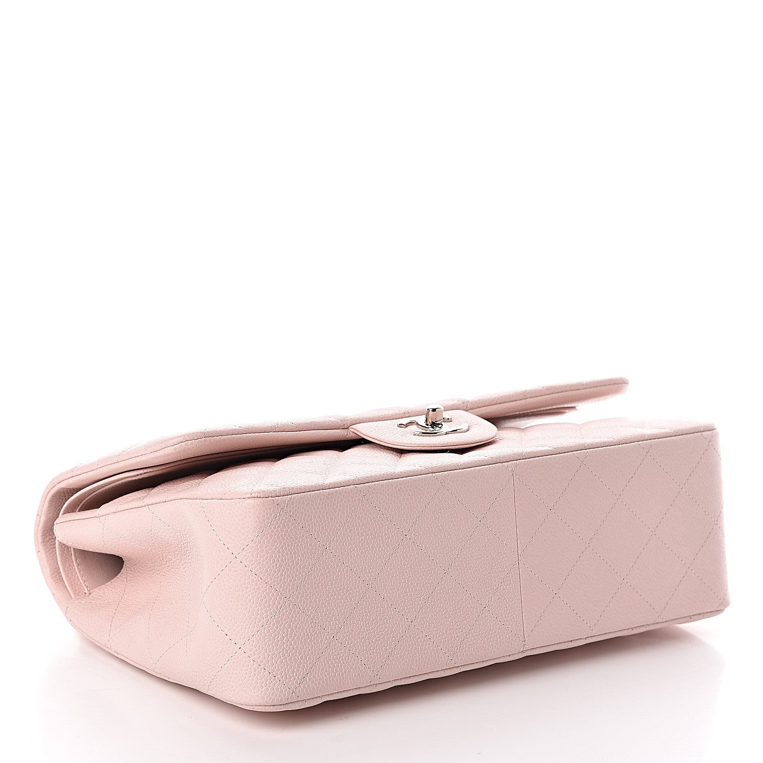 Chanel Caviar Quilted Jumbo Double Flap Pink 4 of 11