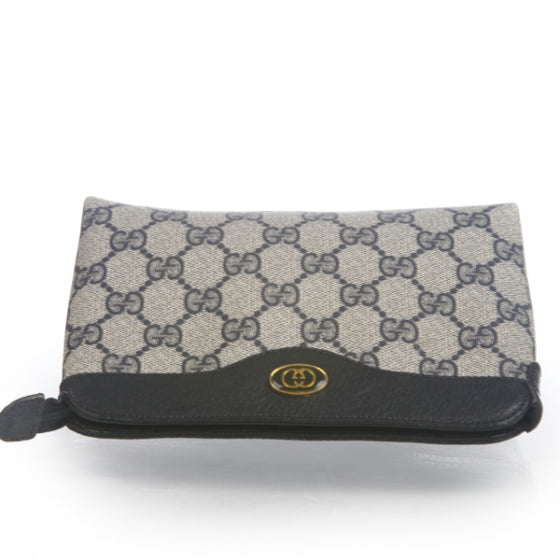 Monogram Cosmetic Case Navy