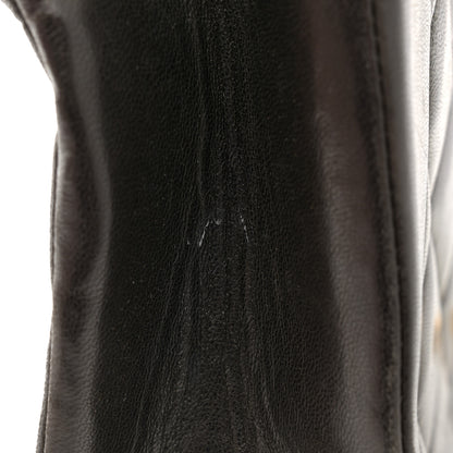Chanel Lambskin Quilted Medium Single Flap Black 13 of 15
