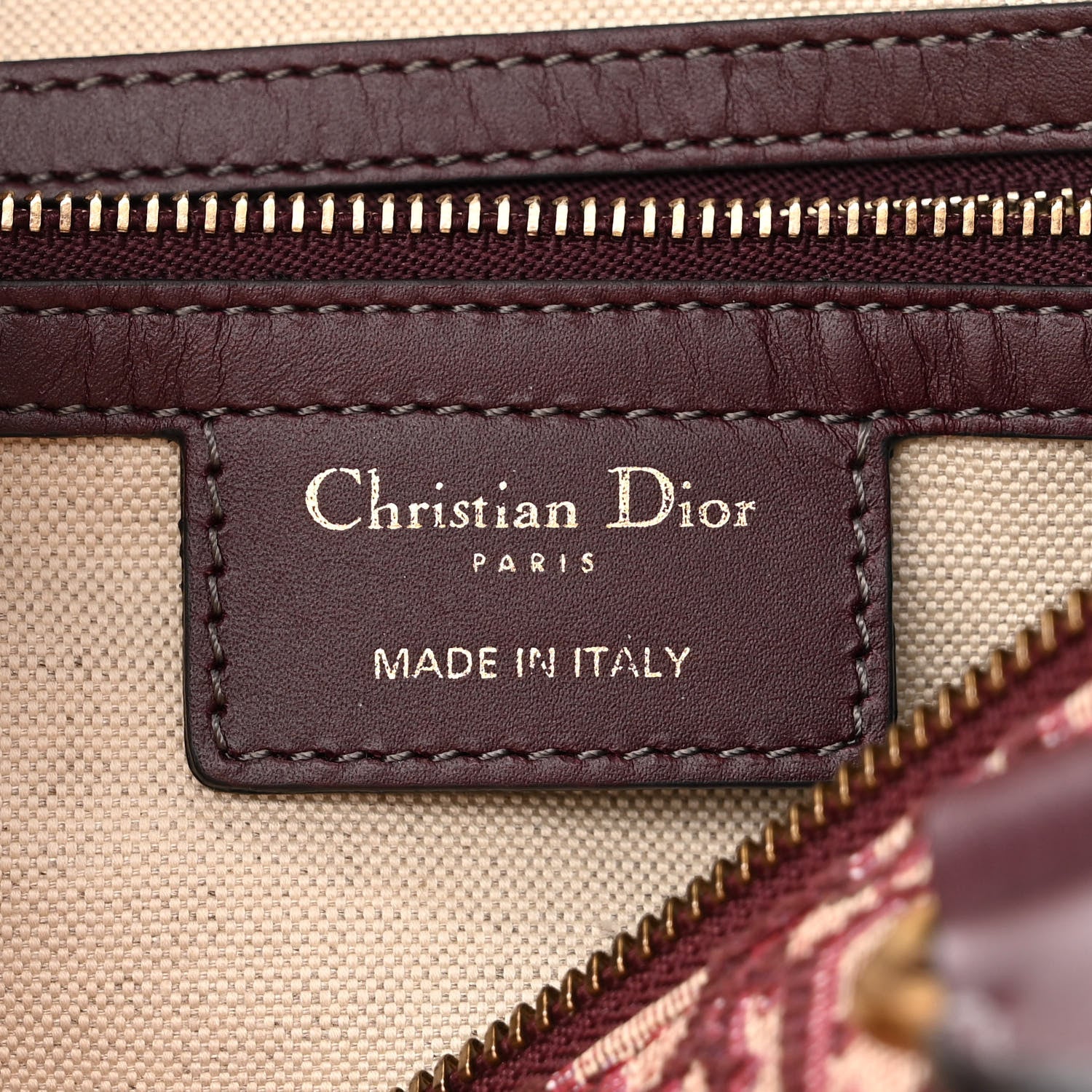 Christian Dior Oblique Boston Bag Bordeaux 6 of 10