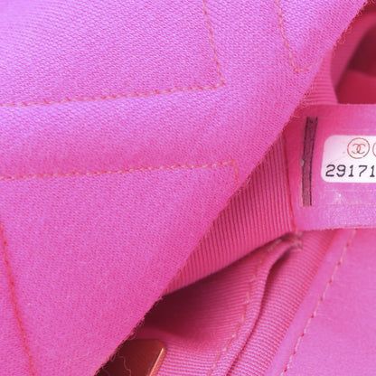 Chanel Jersey Quilted 19 Waist Bag Pink 10 of 12
