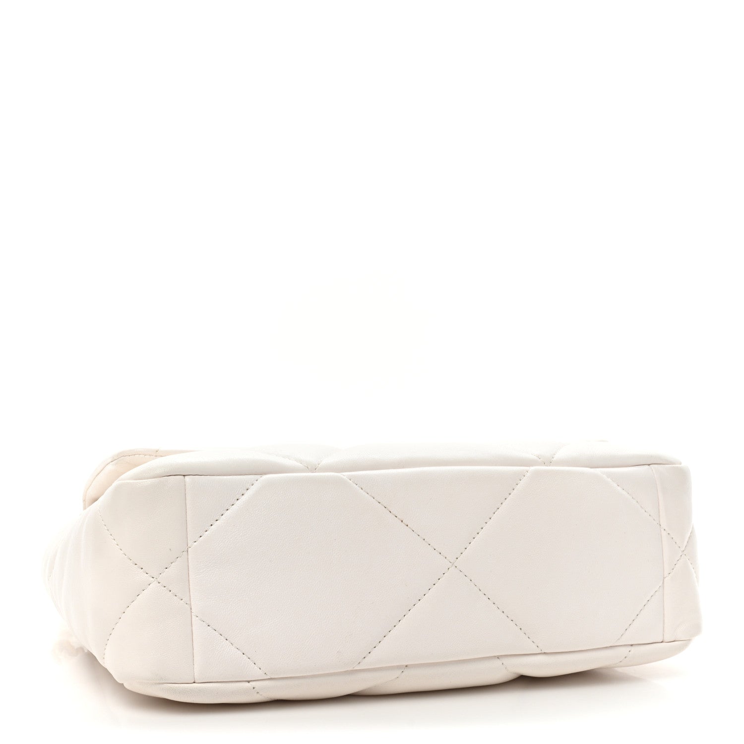 Chanel Lambskin Quilted Medium Chanel 19 Flap White 4 of 14