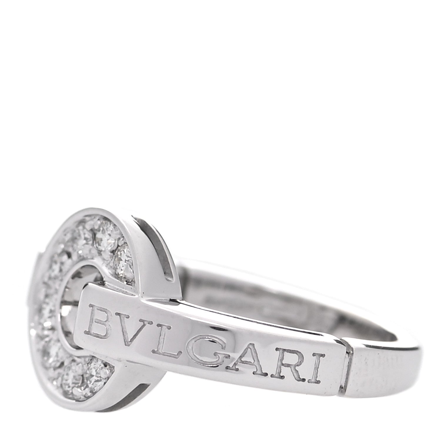 Bulgari 18K White Gold Diamond Bvlgari Bvlgari Ring 47 4 4 of 5