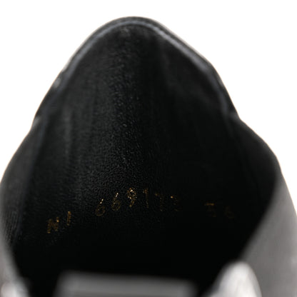 Saint Laurent Incrociato Muriel Vassili 60 Ankle Zip Boots 36 Black 9 of 11