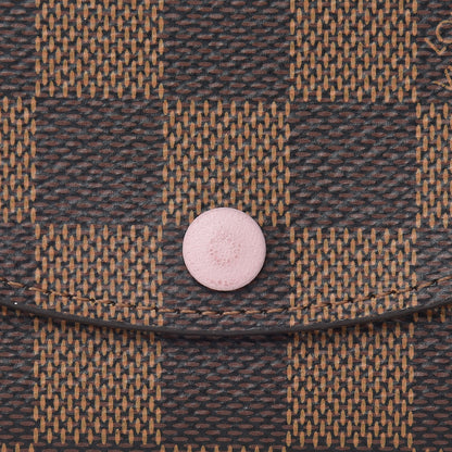 Louis Vuitton Damier Rosalie Coin Purse Rose Ballerine 8 of 9