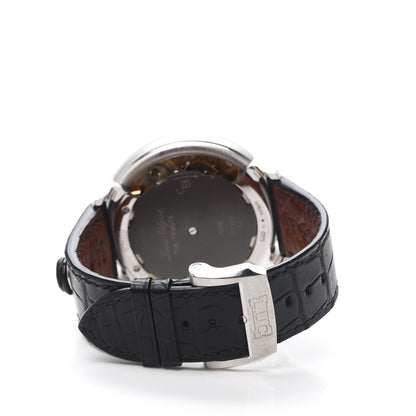 Chopard 18K White Gold Alligator 49mm L.U.C. Louis-Ulysse The Tribute Manual Winding Watch 4 of 16