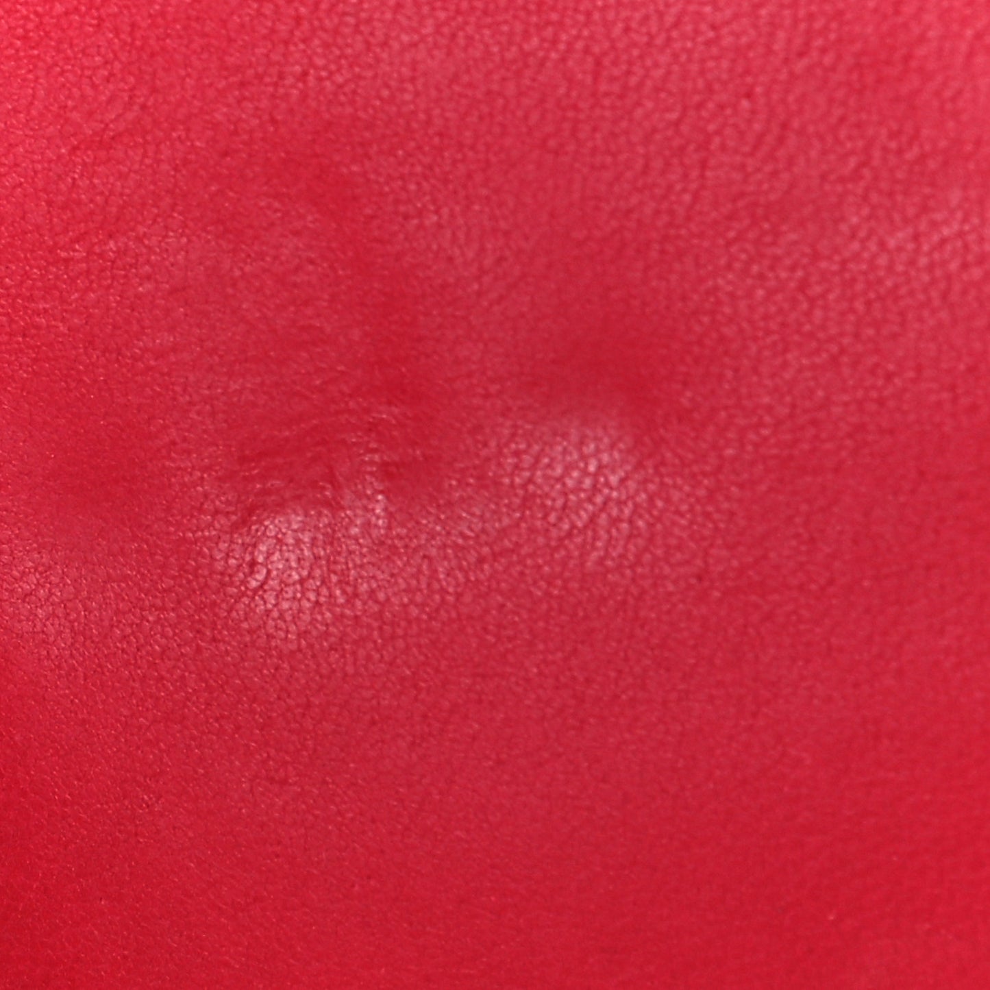Goatskin Quilted Diamond CC Wallet On Chain WOC Red
