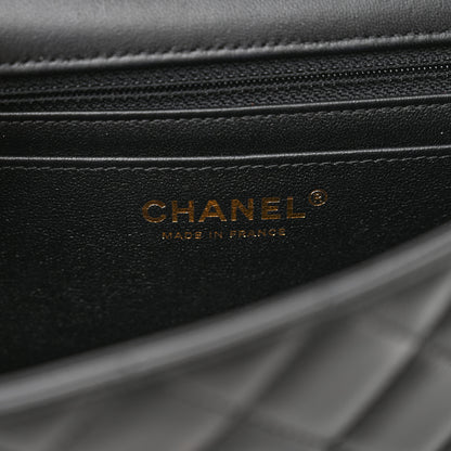 Chanel Lambskin Quilted Mini Rectangular Flap Black 6 of 11