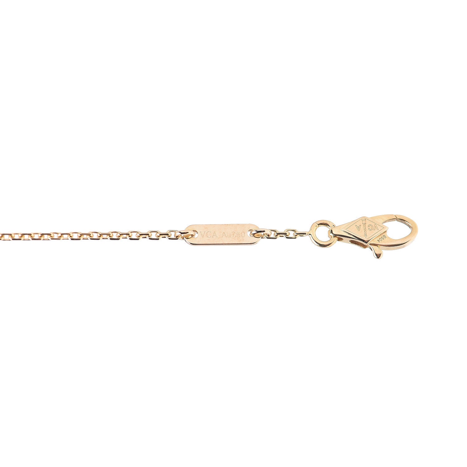Van Cleef & Arpels 18K Yellow Gold Mother of Pearl Sweet Alhambra Bracelet 3 of 4