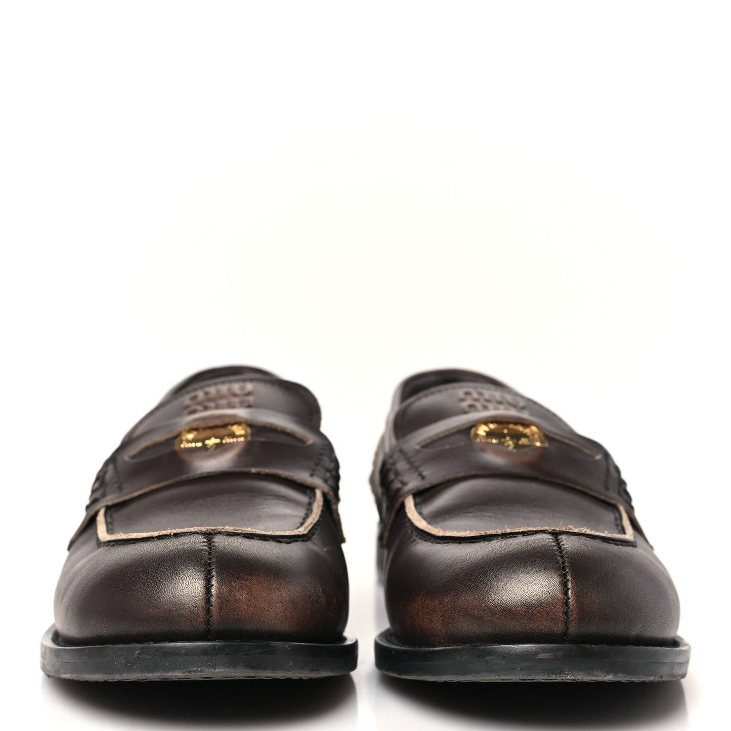 Spazzolato Penny Loafer 39 Ebony