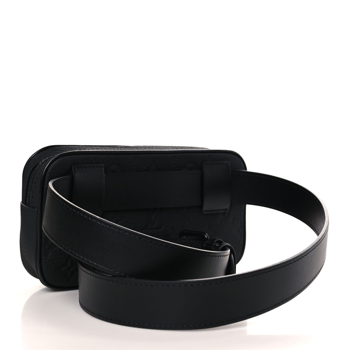 Taurillon Monogram Uniformes Solar Ray Soft Pochette Volga Belt Bag Black