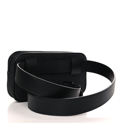 Louis Vuitton Taurillon Monogram Uniformes Solar Ray Soft Pochette Volga Belt Bag Black 3 of 9