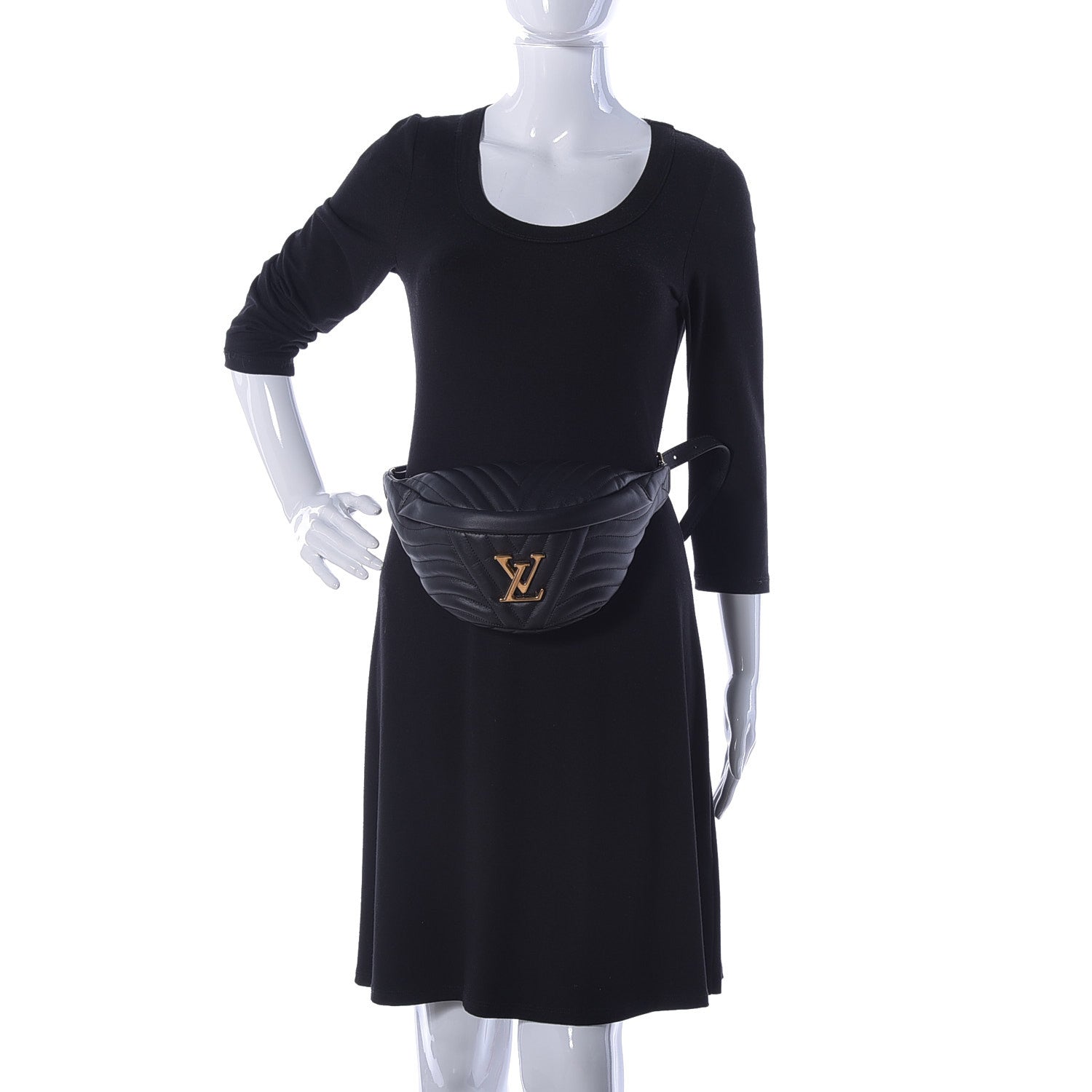 Louis Vuitton Monogram New Wave Bumbag Black 2 of 13
