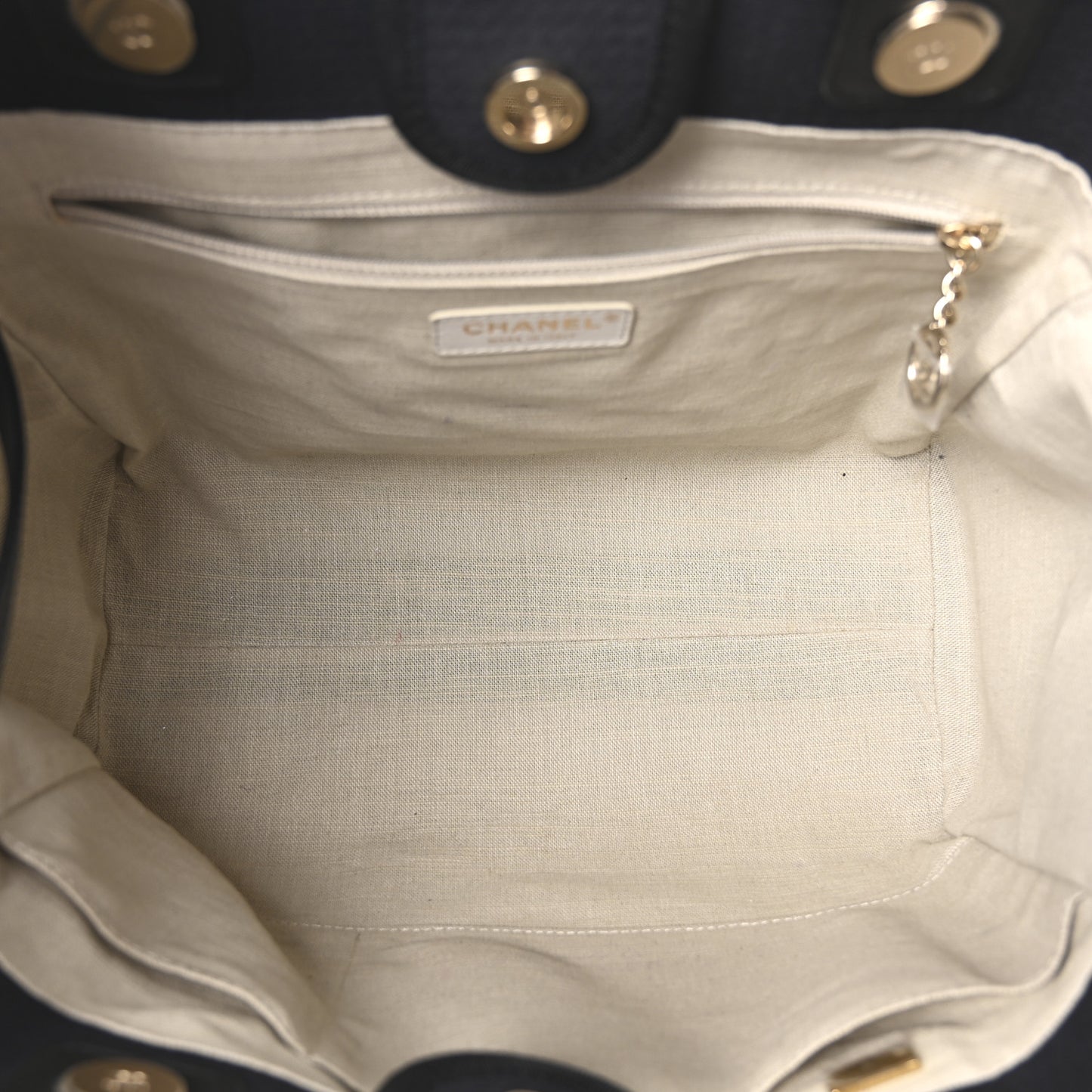 Mixed Fibers Small Deauville Tote Black