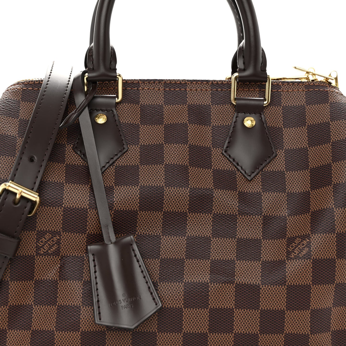 Damier Ebene Speedy Bandouliere 25