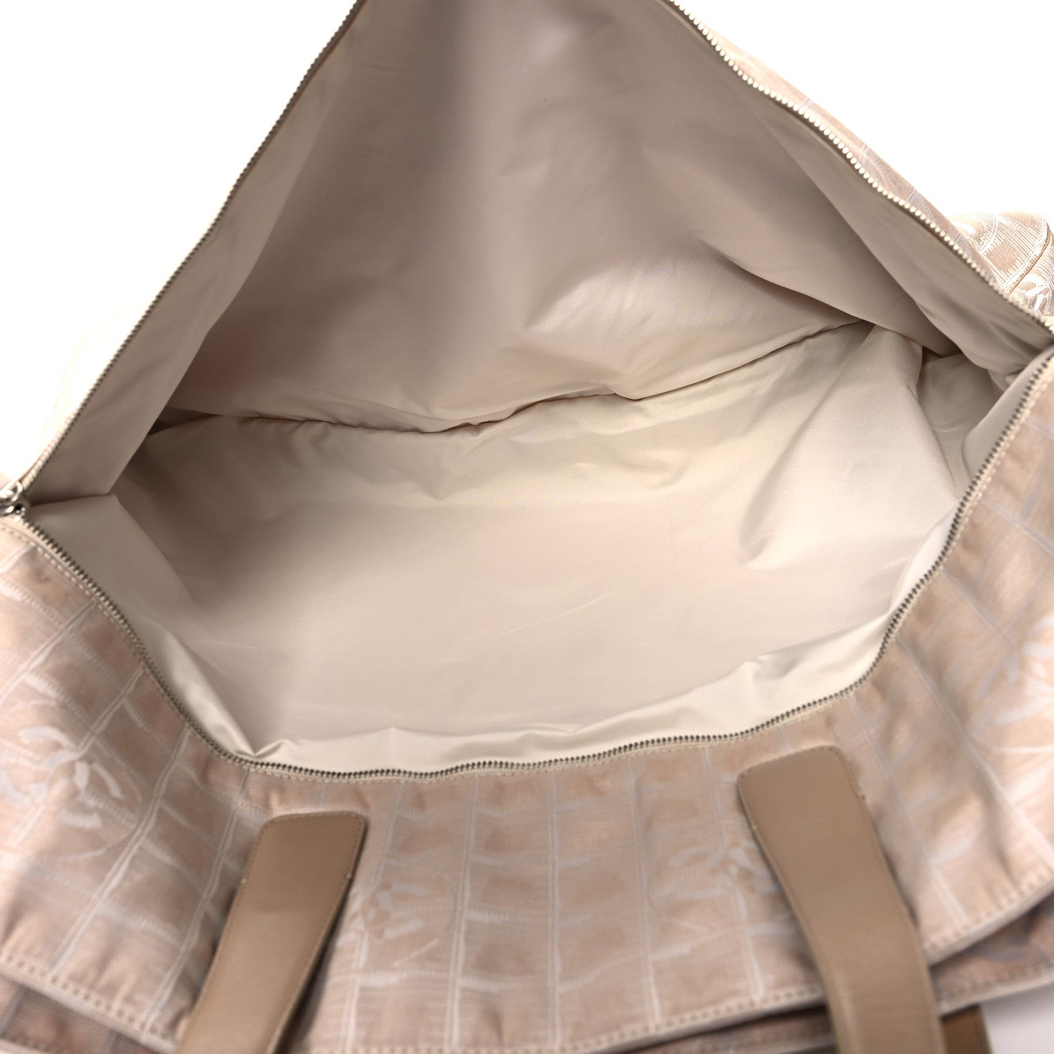 Chanel Nylon Extra Large Travel Tote Beige 6 of 17
