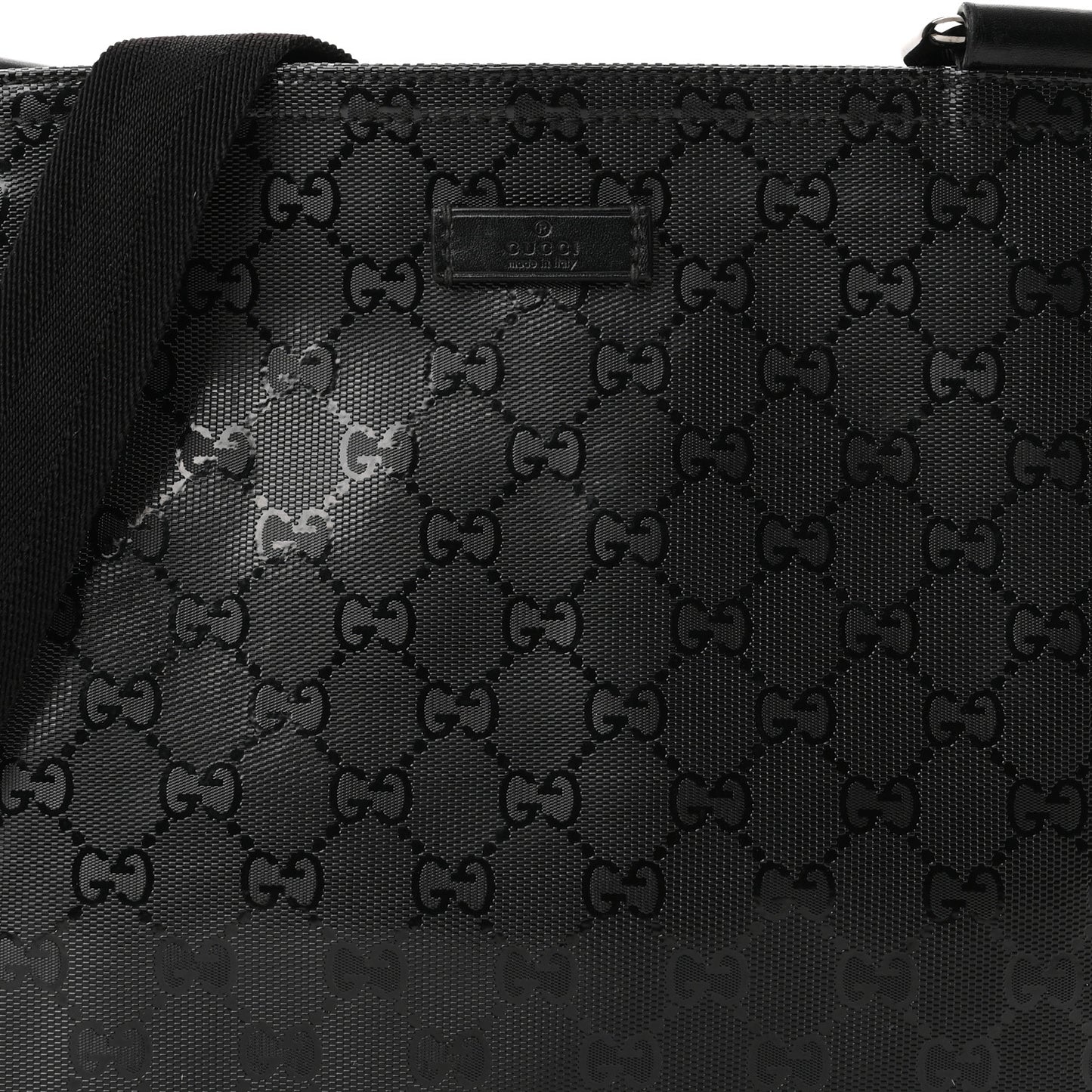Imprime Monogram Small Flat Messenger Bag Black