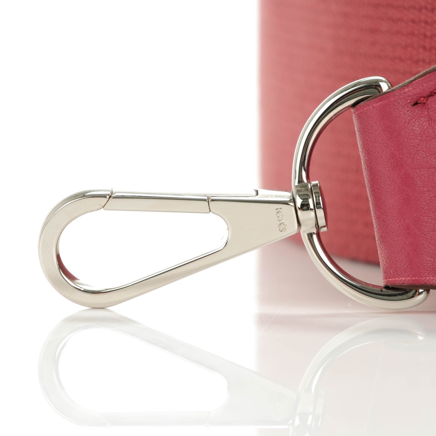 Hermes Toile Fjord Shoulder Strap Bois de Rose 3 of 5