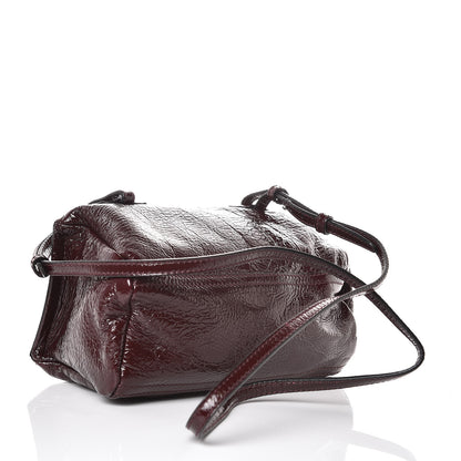 Givenchy Crinkled Patent Deerskin Mini Pandora Aubergine 3 of 8