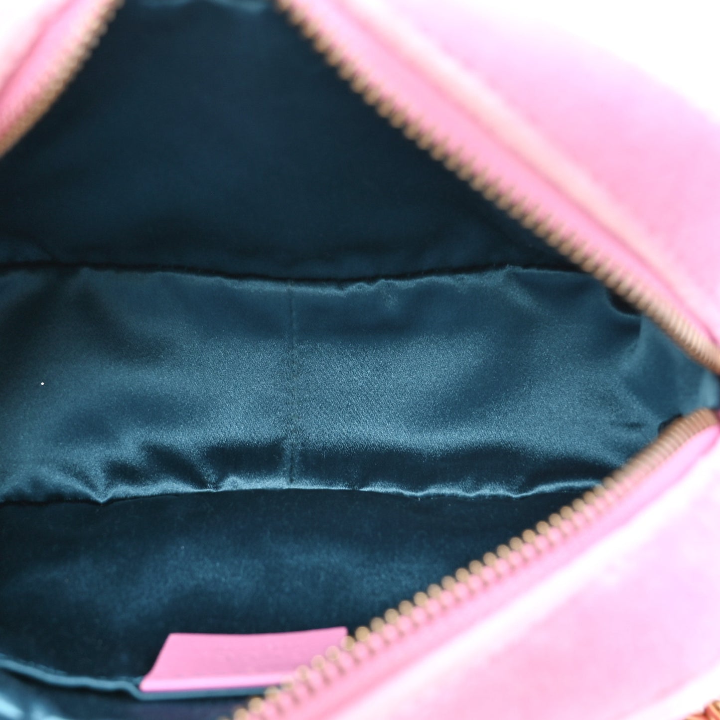 Velvet Matelasse Marquise Crystals Mini GG Marmont Chain Shoulder Bag Malva