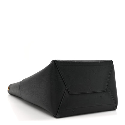 Celine Soft Grained Calfskin Sangle Bucket Bag Black 4 of 14
