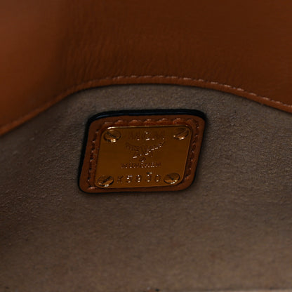 MCM Visetos Small Millie Crossbody Bag Cognac 5 of 19