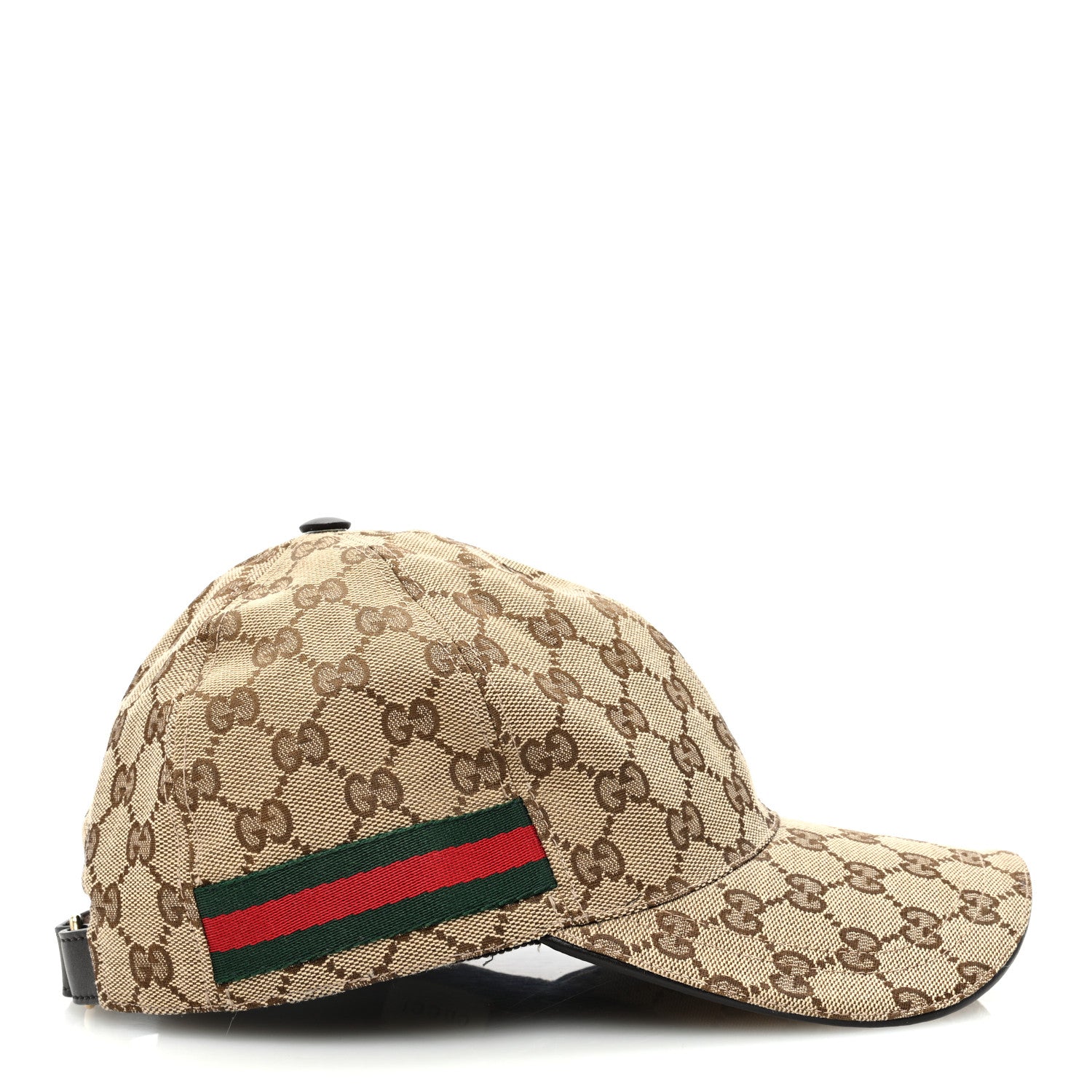 Gucci Monogram Web Baseball Hat M Beige Cocoa 6 of 11