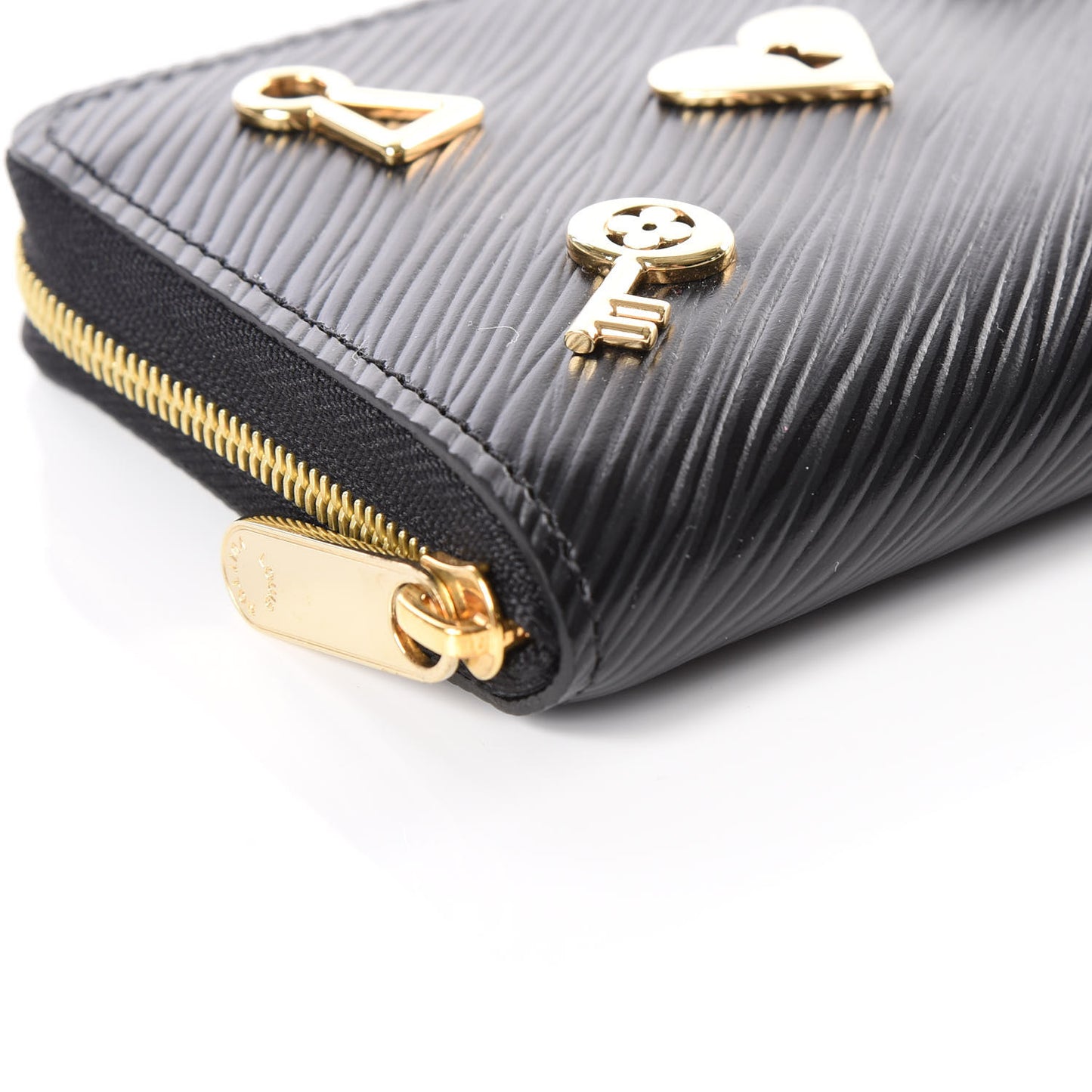 Epi Love Lock Zippy Coin Purse Black