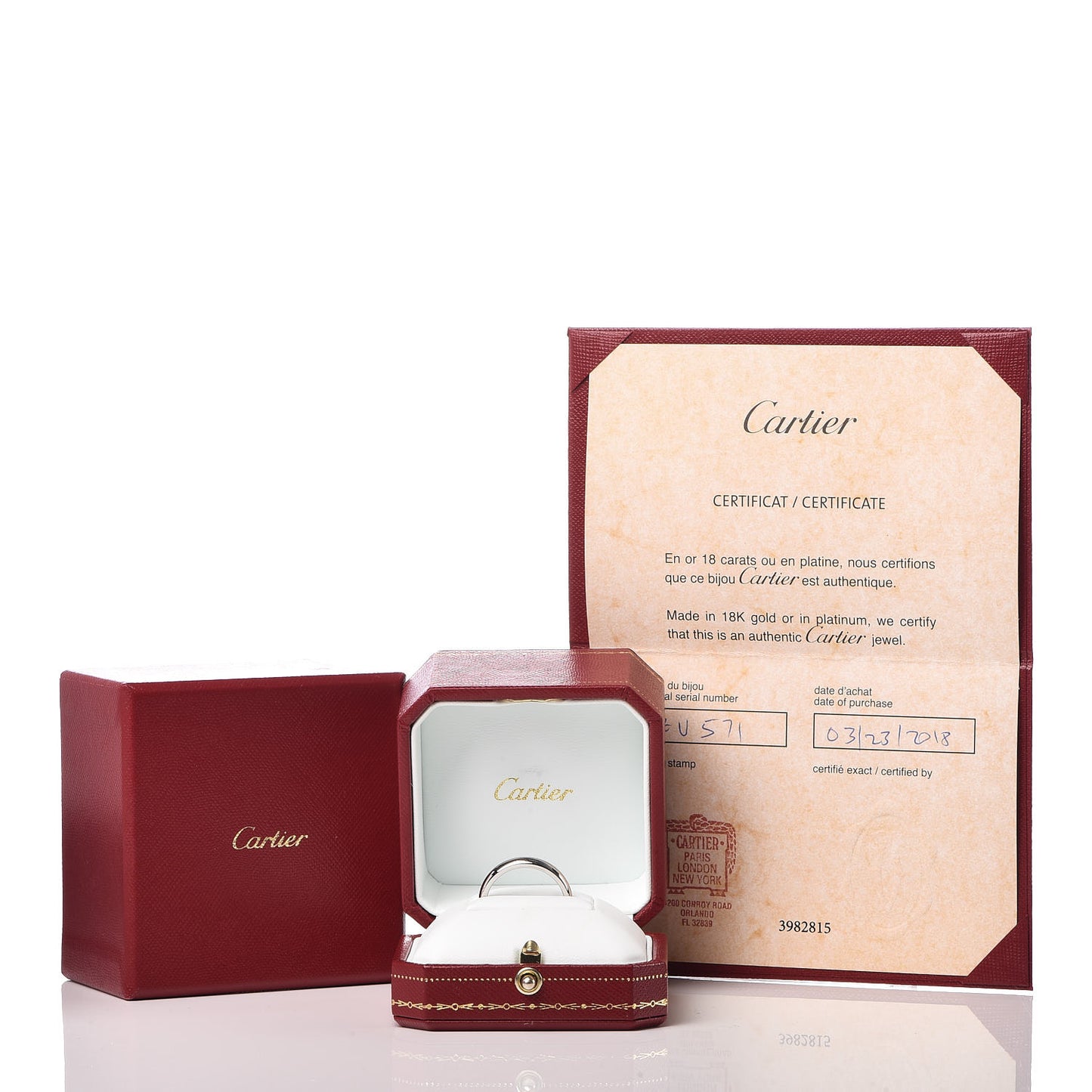Platinum 4mm 1895 Wedding Band Ring 59 8.75