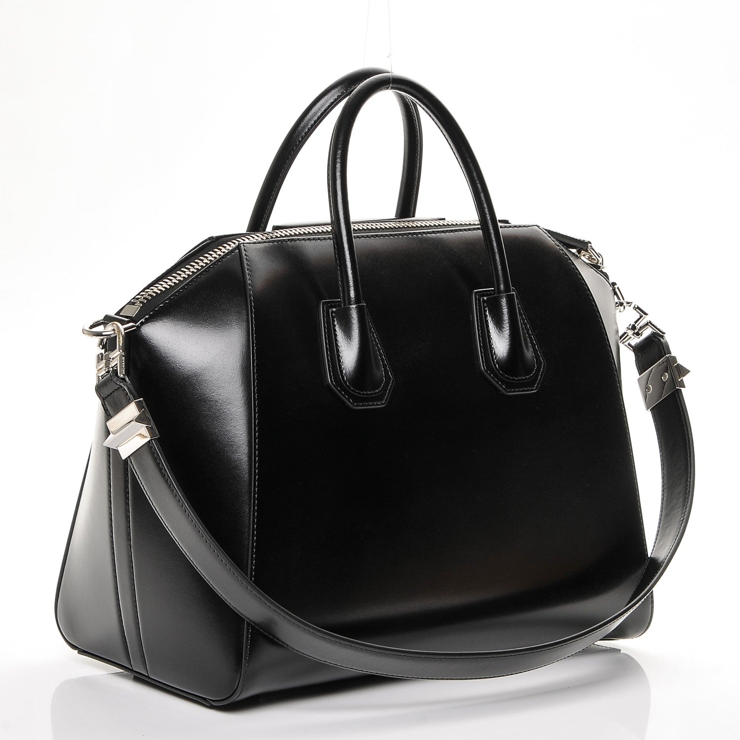 Givenchy Shiny Lord Calfskin Medium Antigona Black 3 of 6