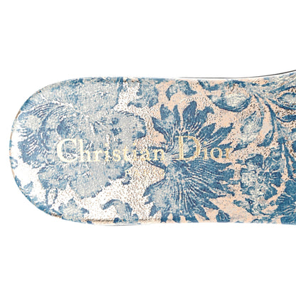 Christian Dior Canvas Brocart Embroidered Dway Mules Slide Sandals 36 Canard 7 of 9