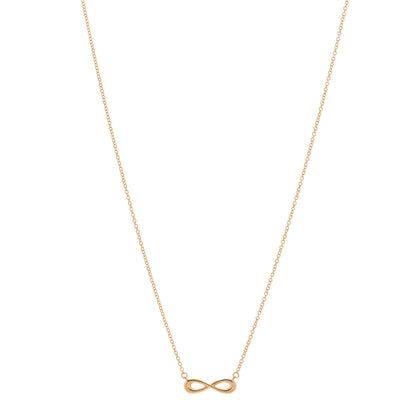 Tiffany 18K Rose Gold Infinity Pendant Necklace 1 of 3
