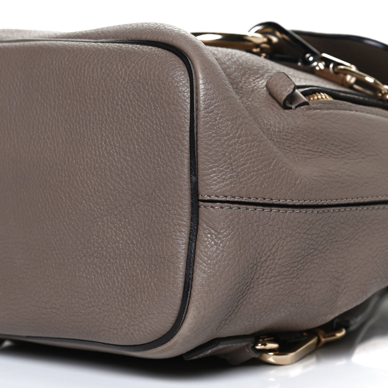 Chloe Suede Calfskin Small Faye Backpack Motty Grey 11 of 11