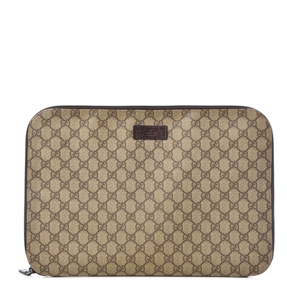 Gucci GG Plus Monogram Portfolio Brown 1 of 14
