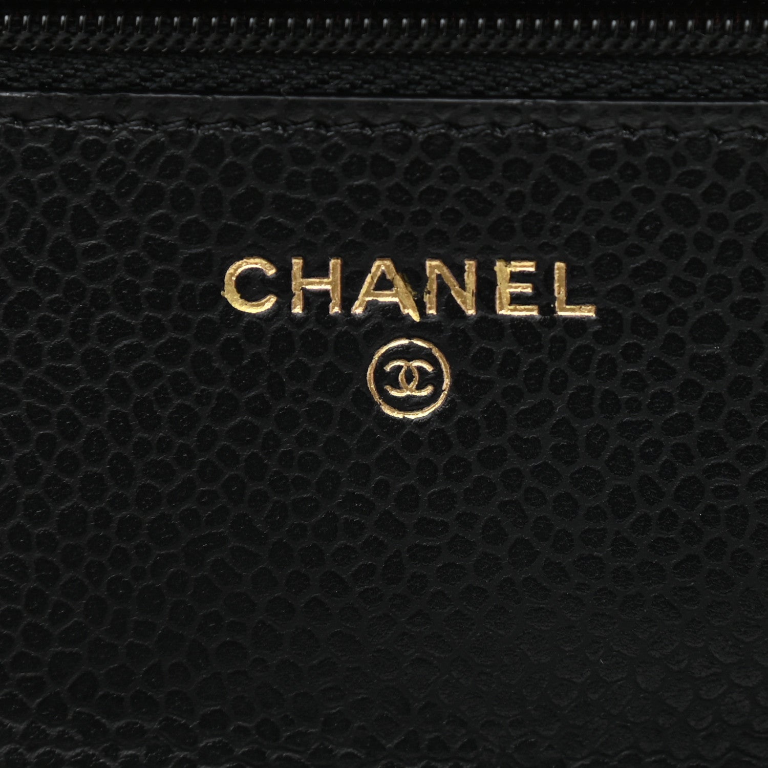 Chanel Caviar Quilted Wallet On Chain WOC Black 6 of 10