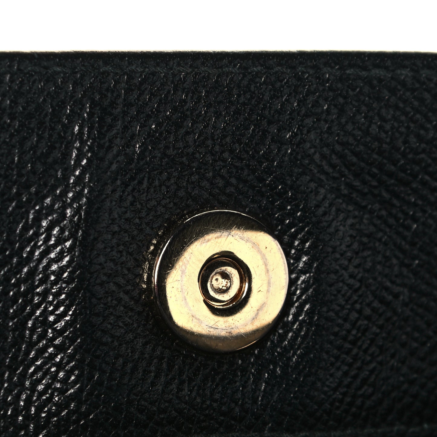 Hammered Calfskin Vara Bow Chain Tote Black