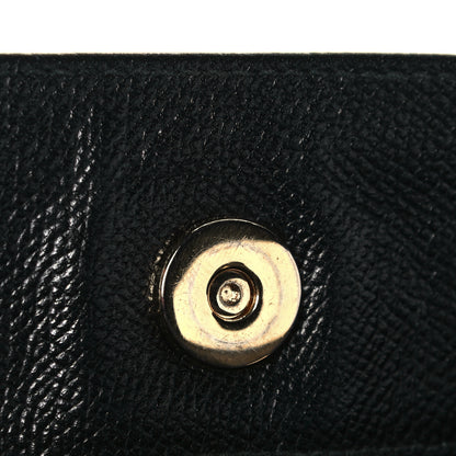 Salvatore Ferragamo Hammered Calfskin Vara Bow Chain Tote Black 12 of 23