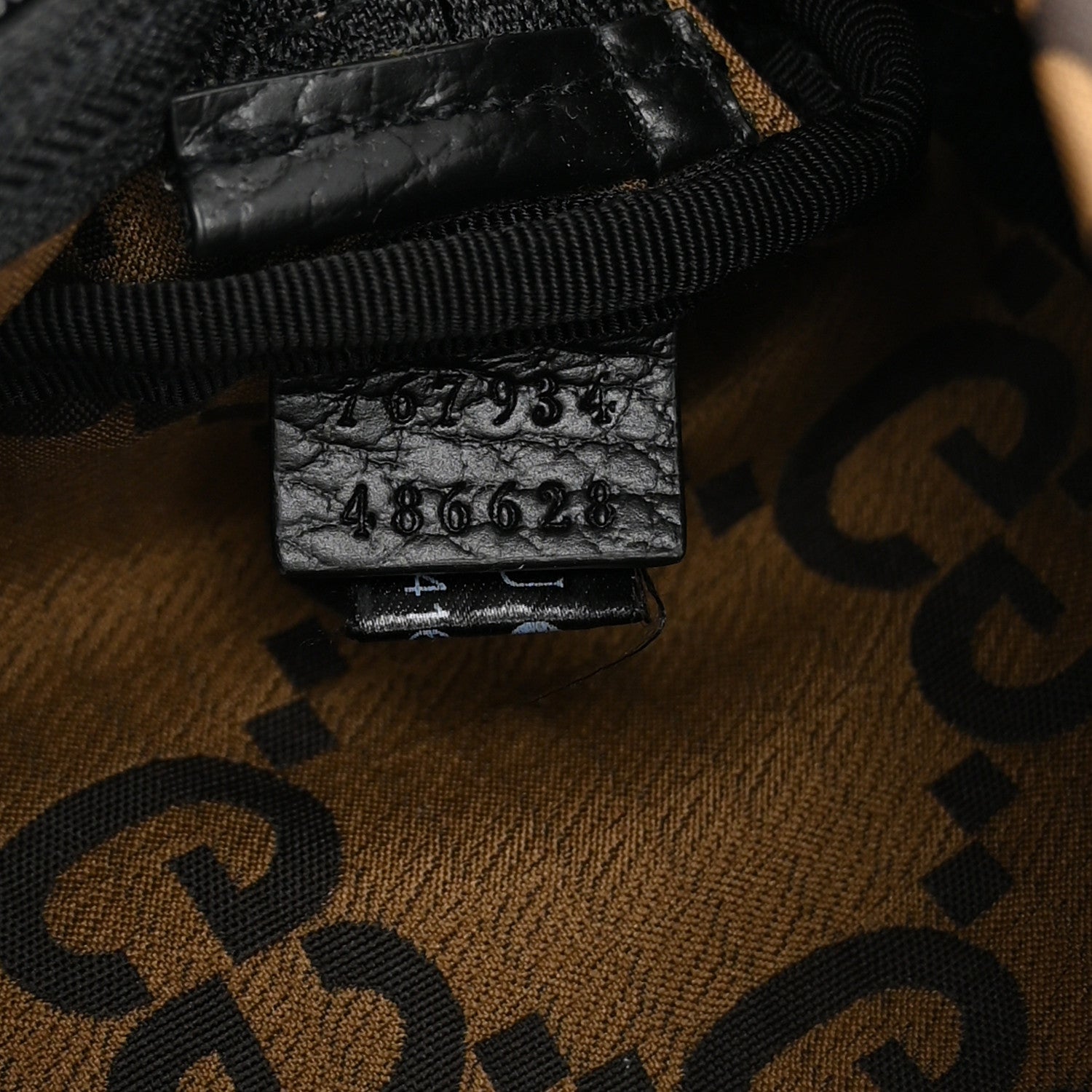 Gucci Recycled Polyester Monogram Jumbo GG Belt Bag Ebony Beige 6 of 10