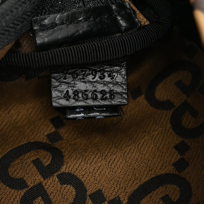 Gucci Recycled Polyester Monogram Jumbo GG Belt Bag Ebony Beige 6 of 10