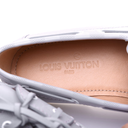 Louis Vuitton Damier Infini Mens Marina Bay Boat Shoes 11 Gris 11 of 12