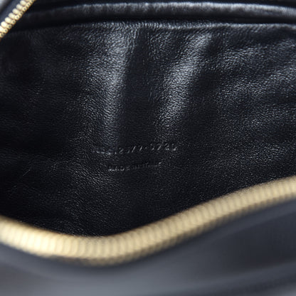 Saint Laurent Grain De Poudre Matelasse Monogram Mini Lou Camera Bag Black 9 of 11