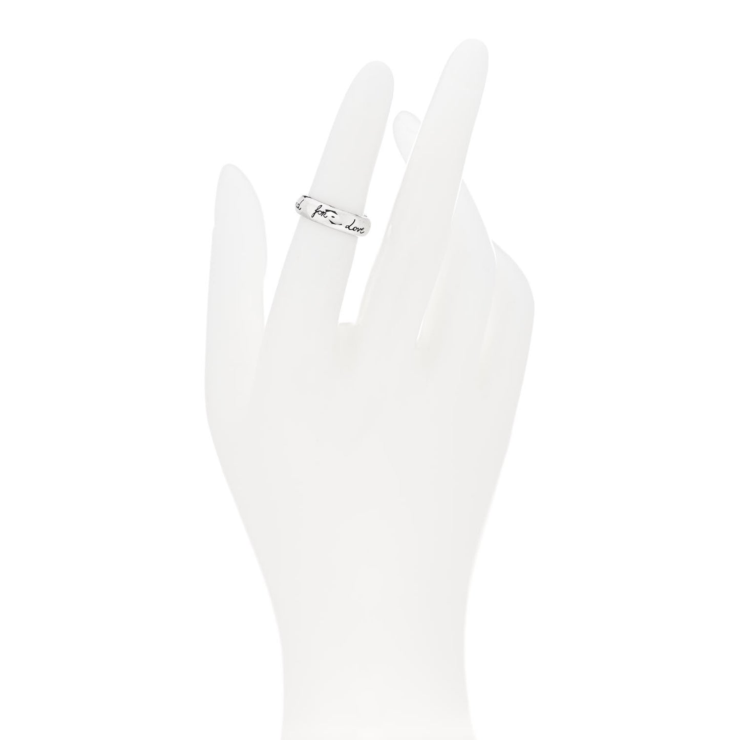 Sterling Silver Blind for Love Band Ring 49 4.75