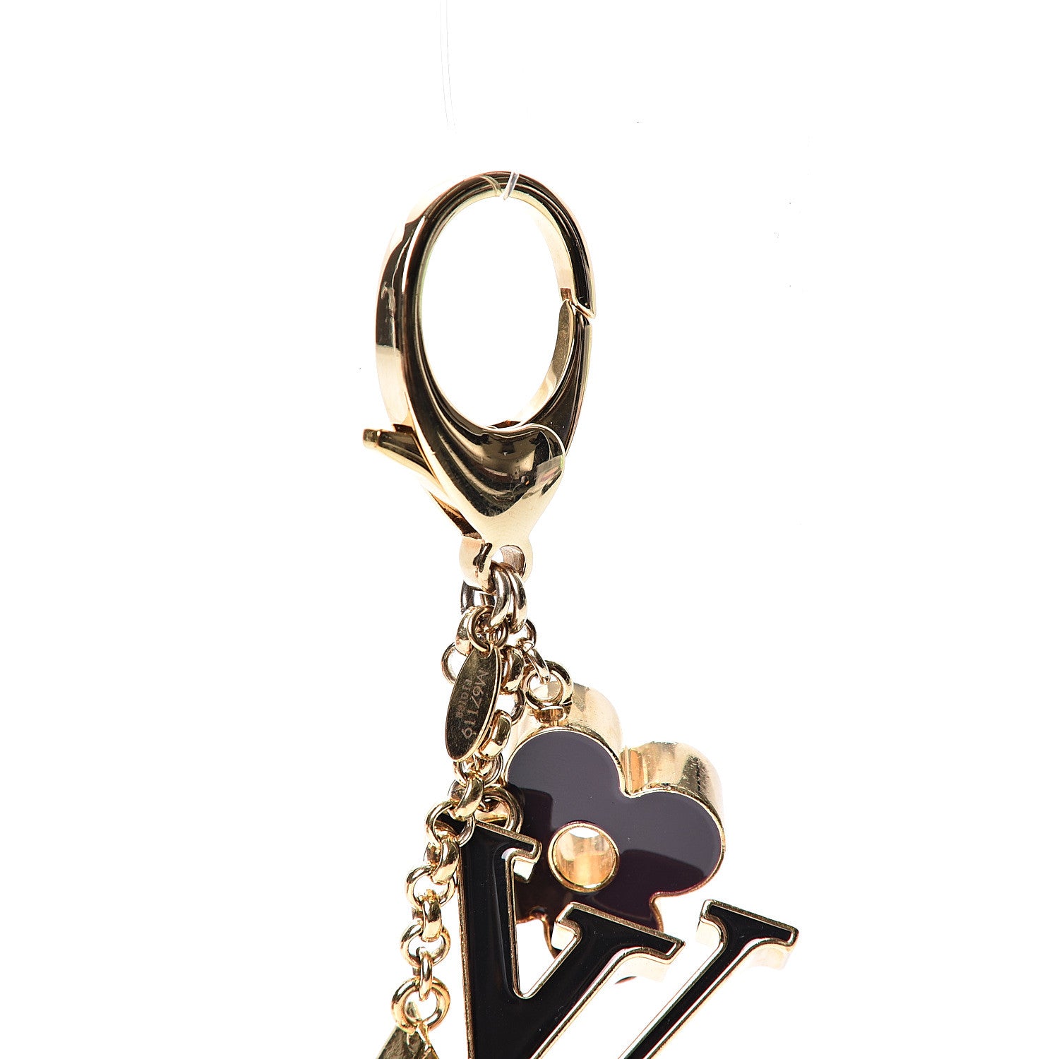 Louis Vuitton Fleur De Monogram Bag Charm Dore 3 of 5