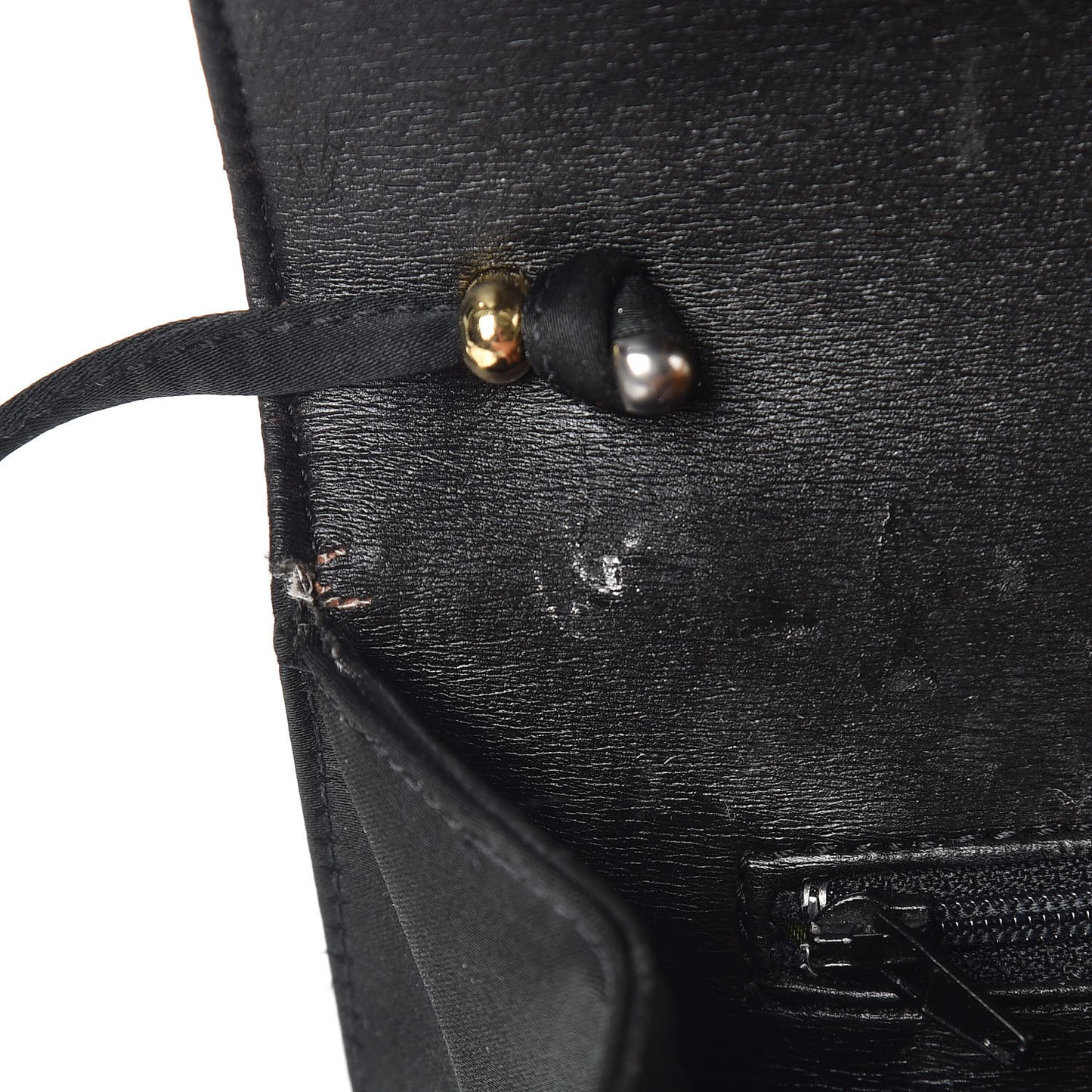 Calfskin Satin Emblem Crossbody Black