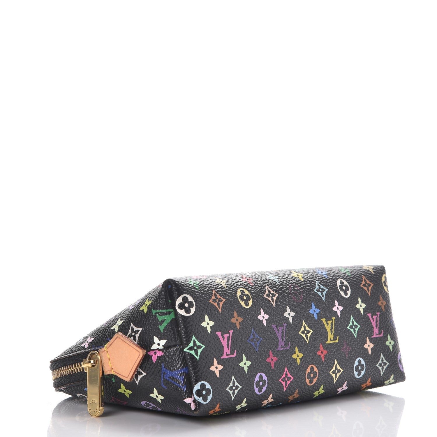 Louis Vuitton Monogram Multicolor Cosmetic Pouch Black Grenade 4 of 7