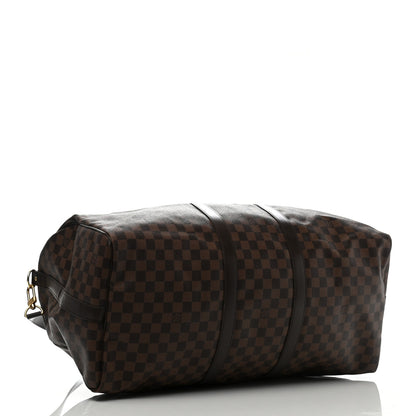 Louis Vuitton Damier Ebene Keepall Bandouliere 55 4 of 17