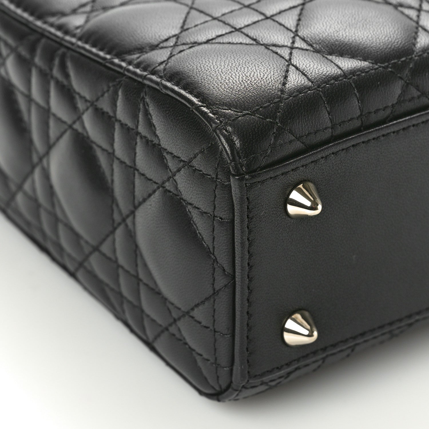 Christian Dior Lambskin Cannage Small My ABCDior Lady Dior Black 9 of 11