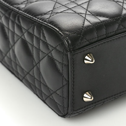 Christian Dior Lambskin Cannage Small My ABCDior Lady Dior Black 9 of 11