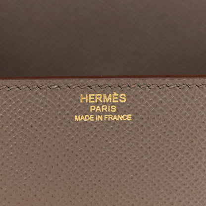 Hermes Epsom Cinhetic Boxy Top Handle Bag Etain 6 of 15